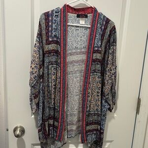 Colorful BOHO Patterned Kimono Cardigan